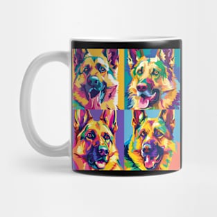 German Shepherd Dog Pop Art - Dog Lover Gifts Mug